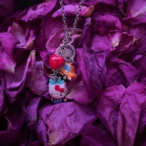 Hello Kitty new york necklace with charms